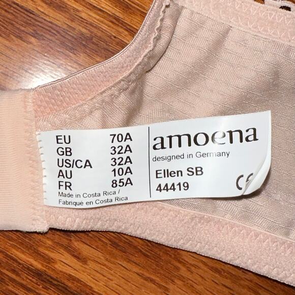NWT Amoena Ellen Wirefree Masectomy Front Closure Bra Size 32A - Picture 8 of 16